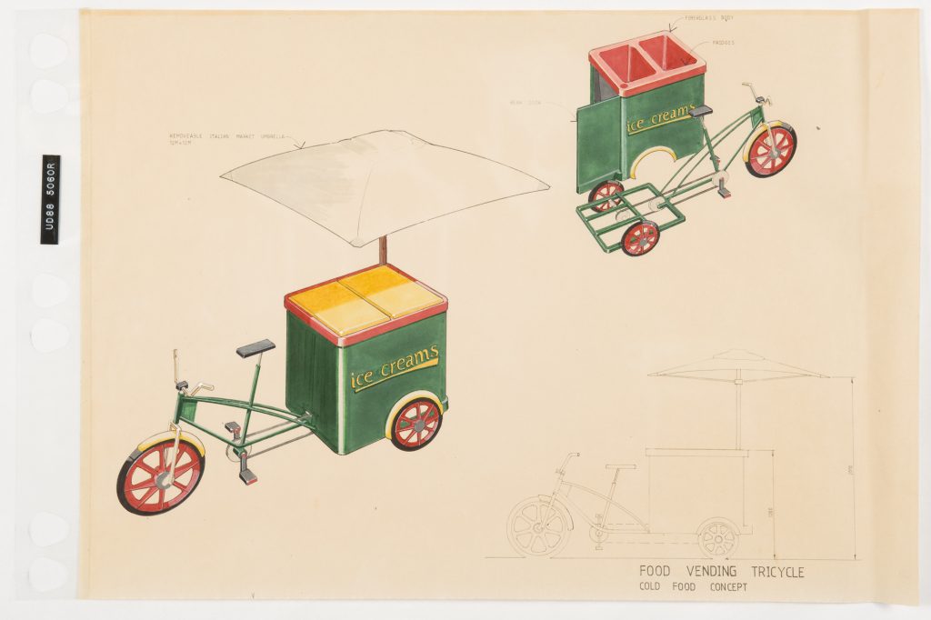 Food vending tricycle – cold-food concept