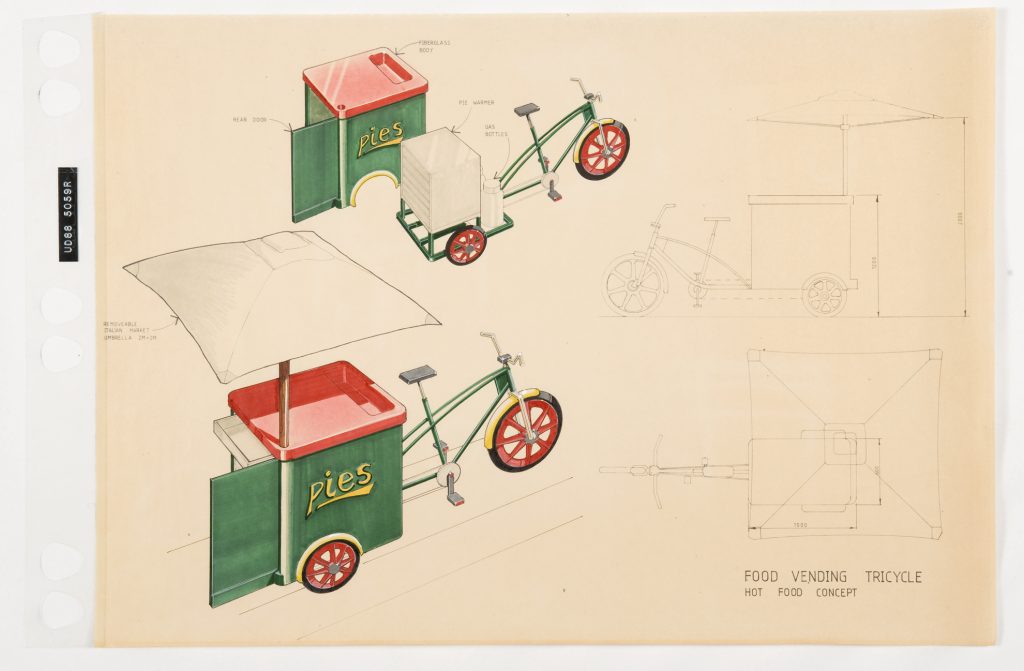 Food vending tricycle – hot-food concept