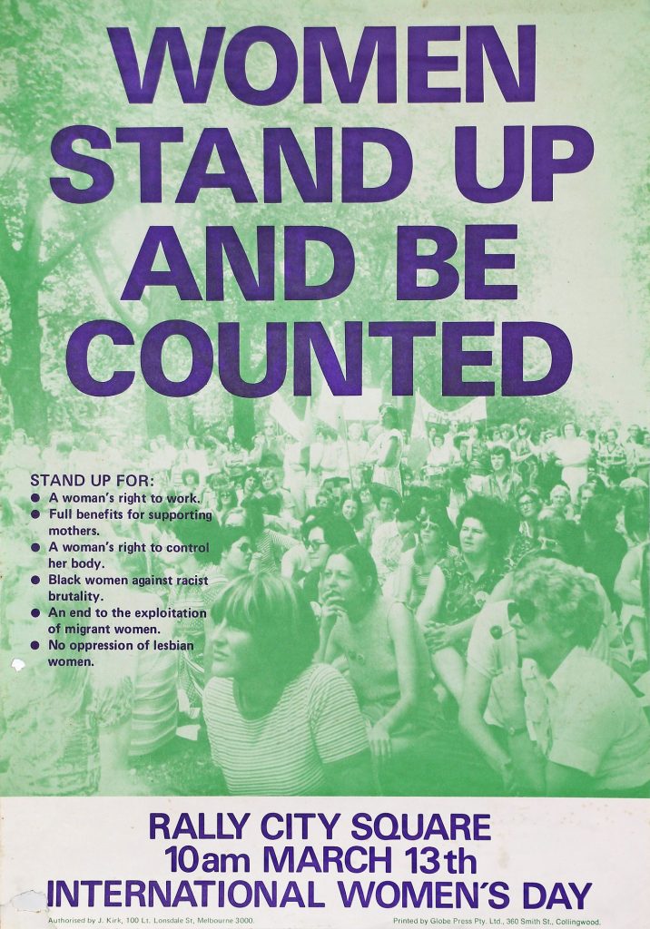 Poster, Women stand up and be counted