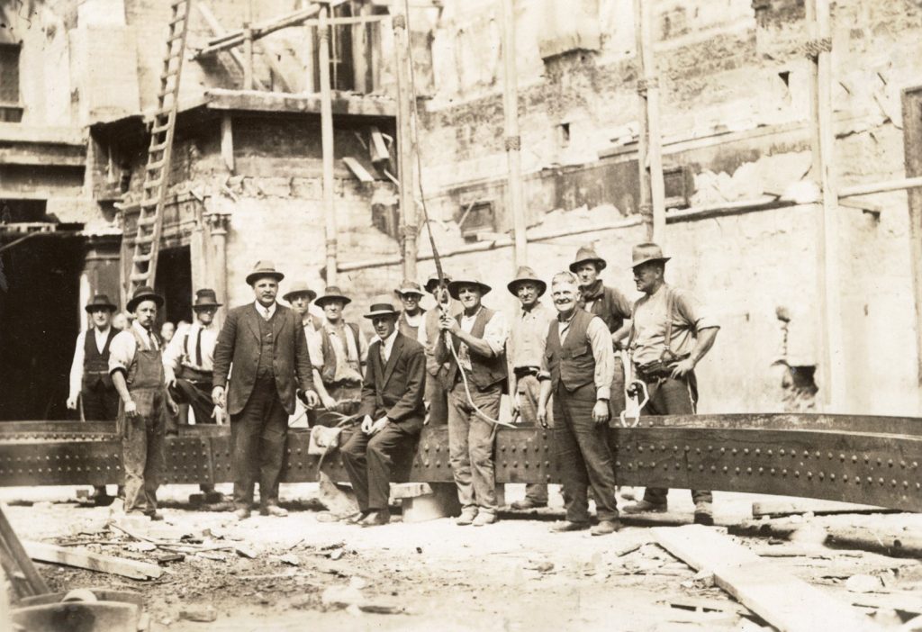 Image showing fire damage to Melbourne Town Hall