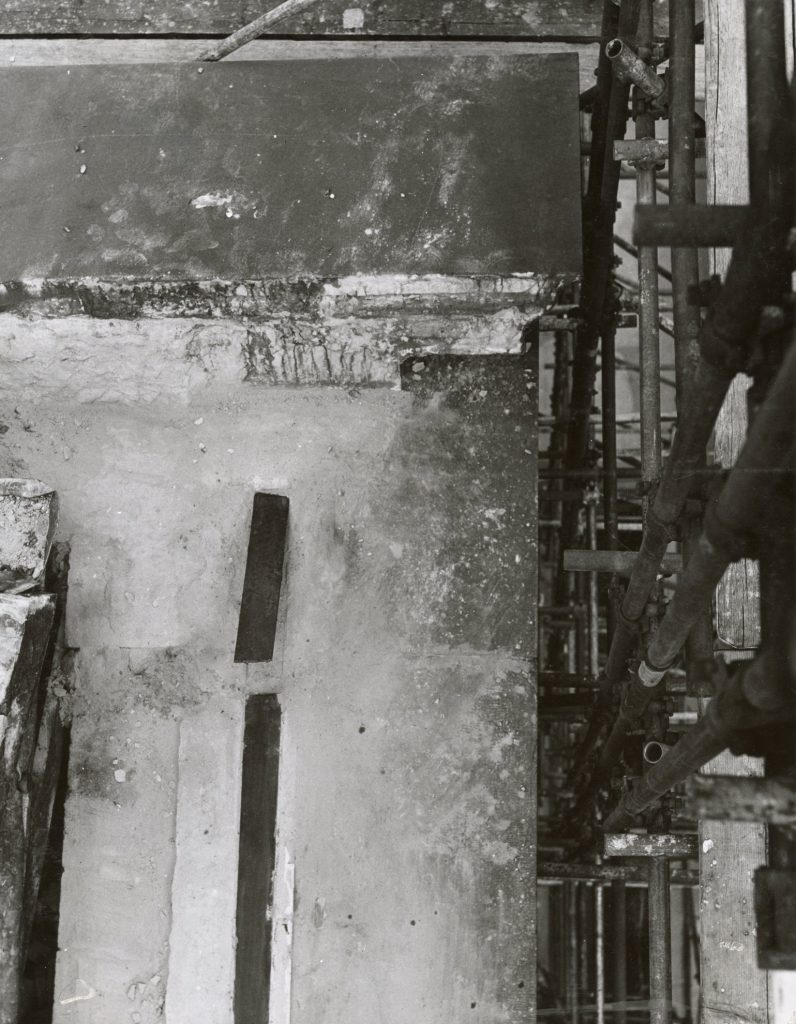 Image showing renewal of the stonework on the Melbourne Town Hall portico