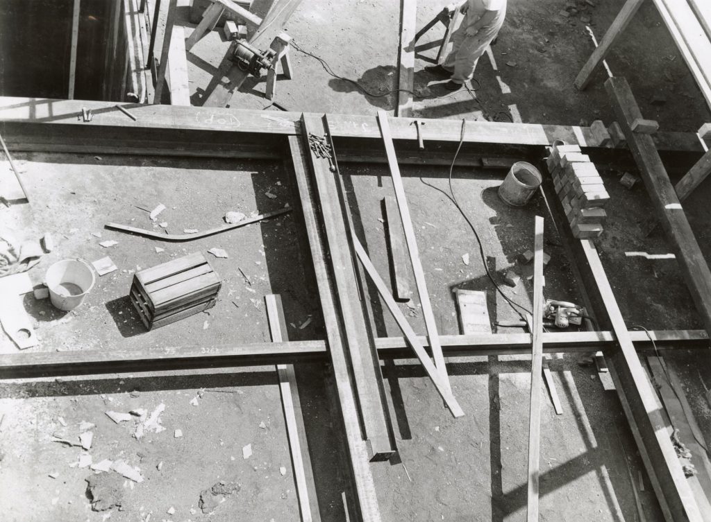 Image showing restoration of the stonework on the Melbourne Town Hall facade