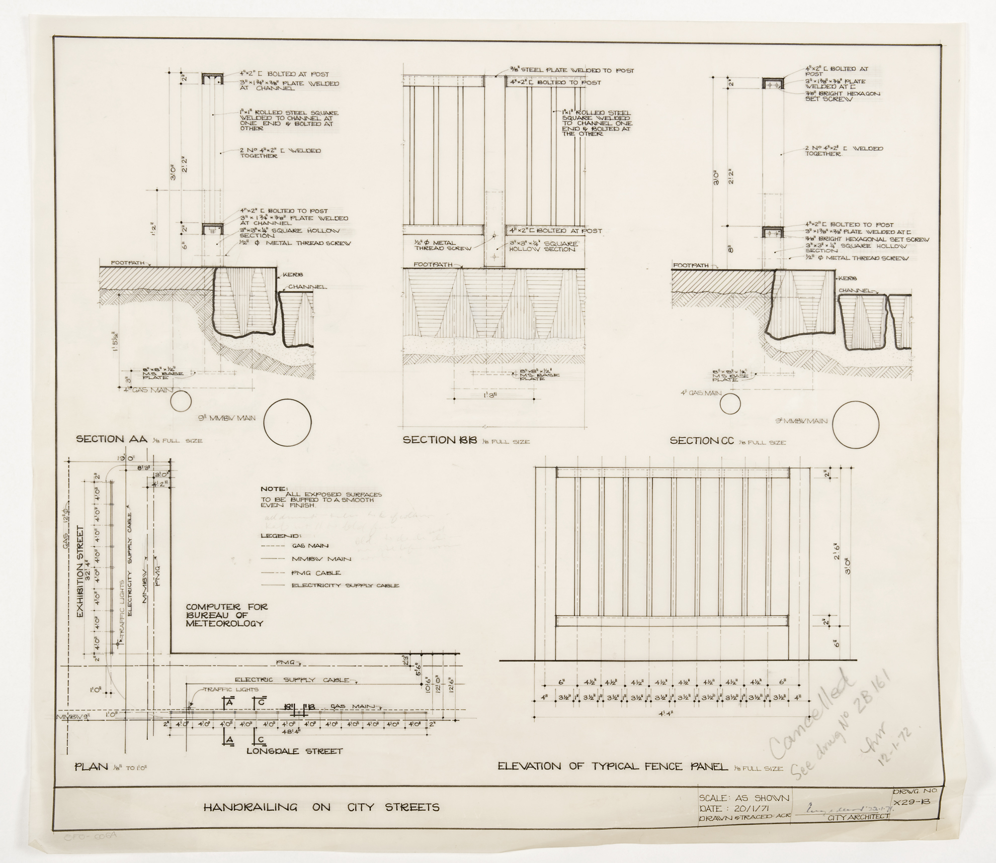 Handrailing for city streets - City Collection