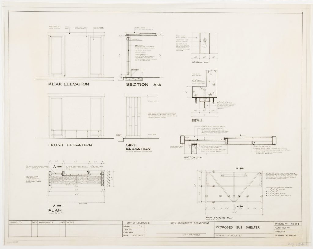 Proposed bus shelter