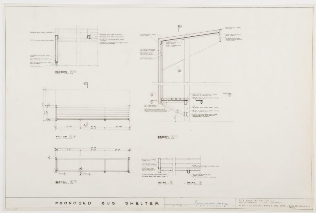 Proposed bus shelter