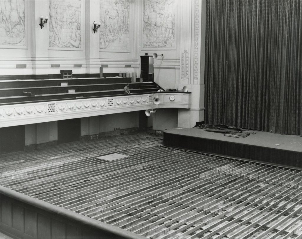 Image showing floor construction in Melbourne Town Hall