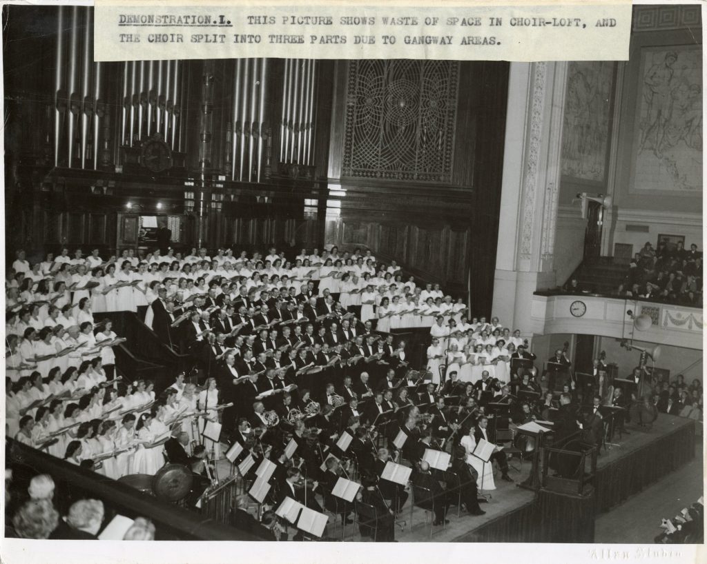 Image of a performance in Melbourne Town Hall