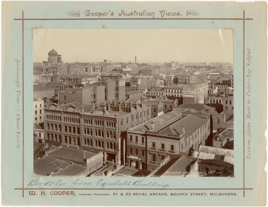 Image showing a view of Melbourne from the Equitable Life Company building