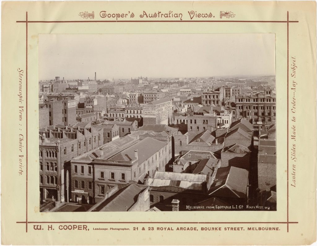 Image showing a view of Melbourne from the Equitable Life Company building