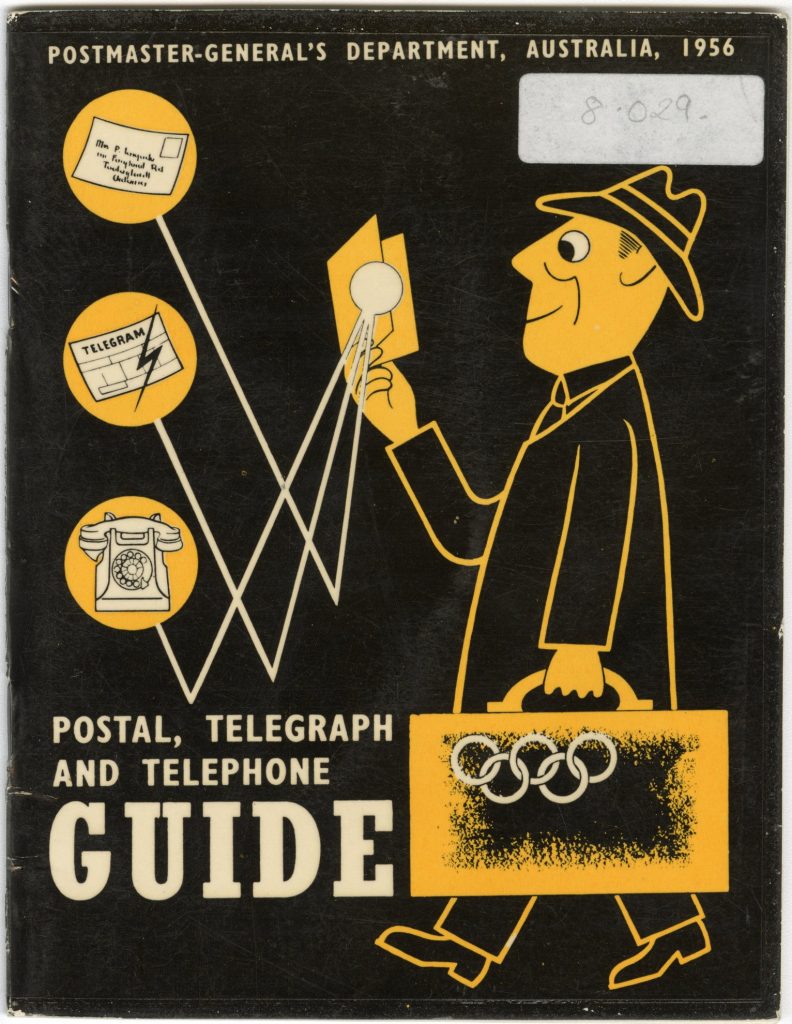 Postal, telegraph and telephone guide, produced for the 1956 Olympic Games