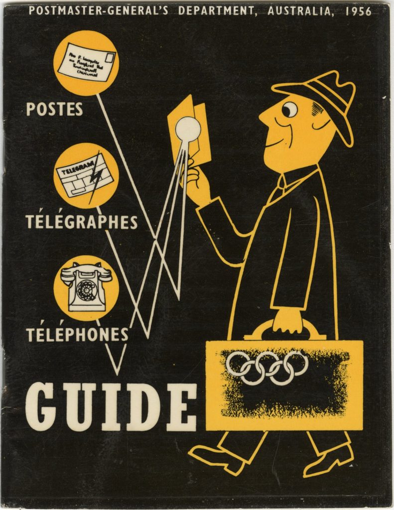 Postal, telegraph and telephone guide, produced for the 1956 Olympic Games image 1734378-2