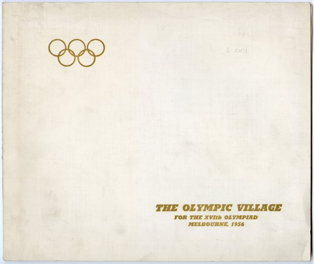 Booklet showing plans for the Olympic village in Heidelberg