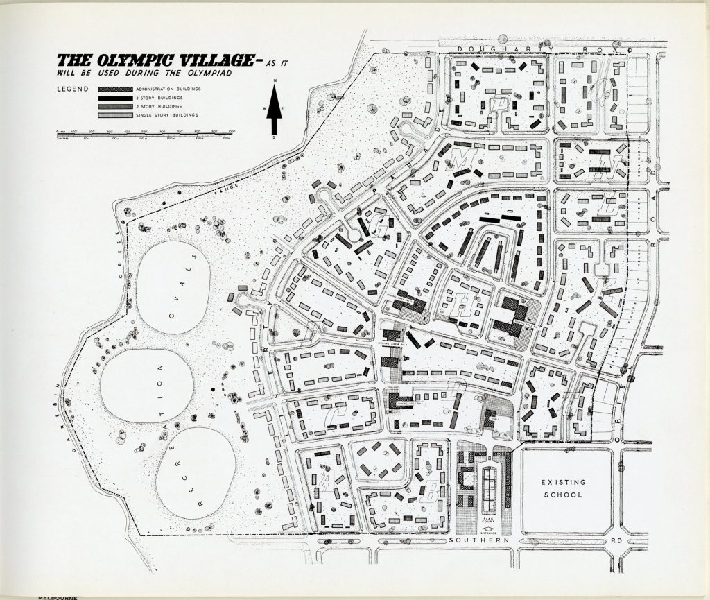 Booklet showing plans for the Olympic village in Heidelberg image 1734386-5