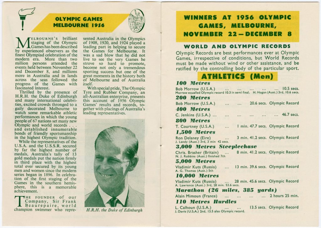 1956 Olympic Games Results and Records image 1734389-2