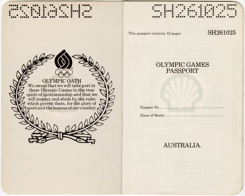 Olympic Games Passport image 1734437-2