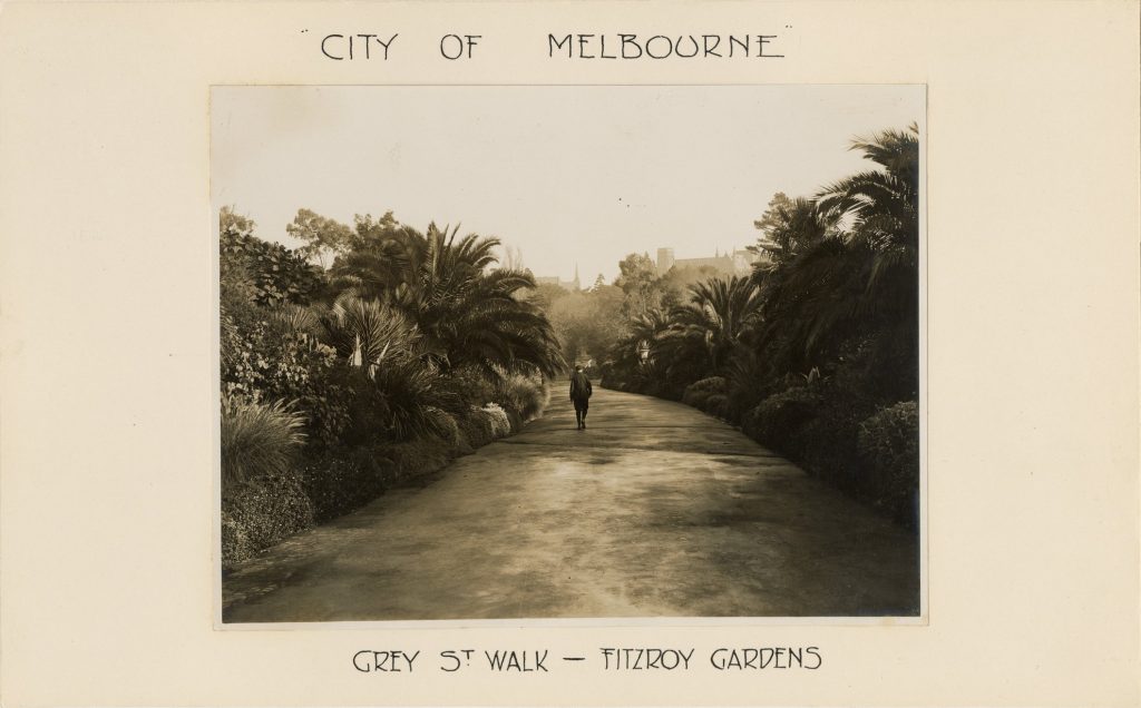 Image of Grey Street walk in Fitzroy Gardens