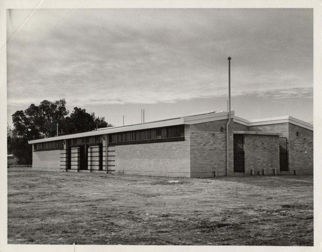 Image of the amenities block at Scotch Oval