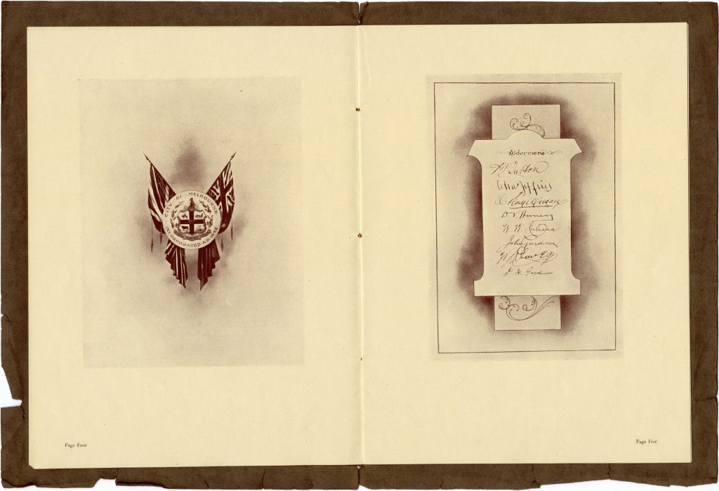 Souvenir booklet from the Address of Welcome presented to the Prince of Wales in 1920 image 1738910-5