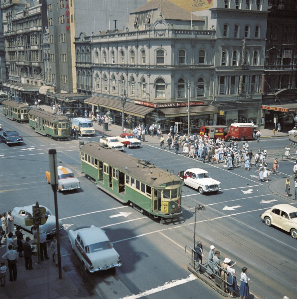 A14 Intersection of Collins and Swanston Streets