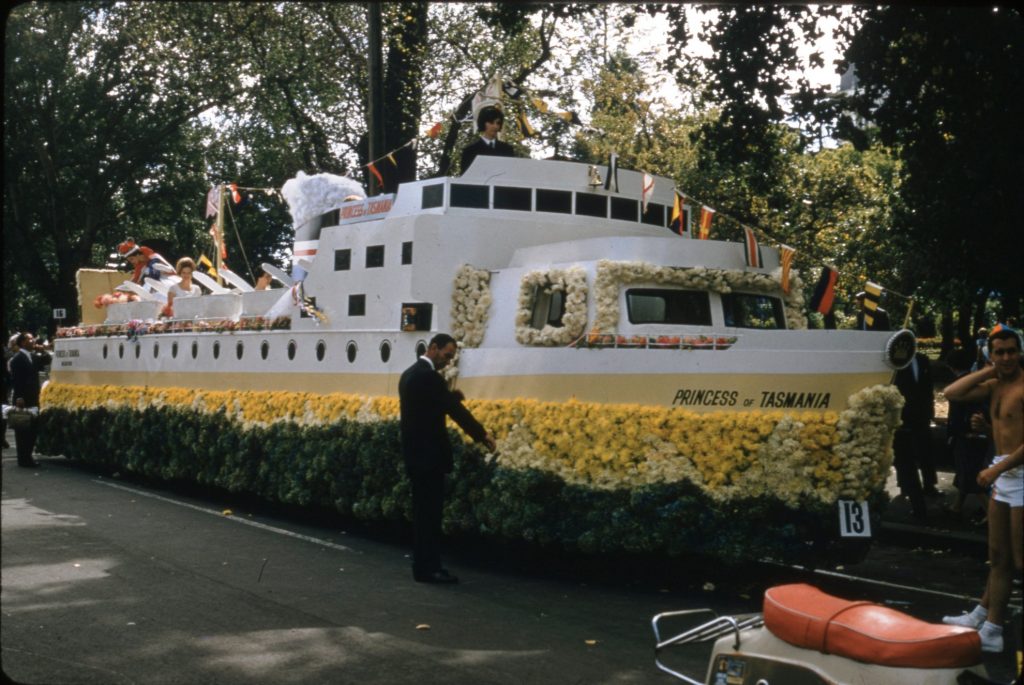 Princess of Tasmania float A, 1962