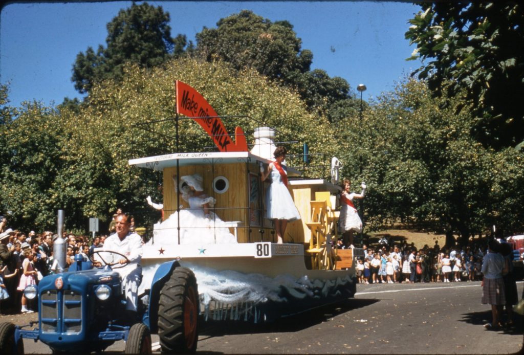 Milk Board float, 1962 or 1963