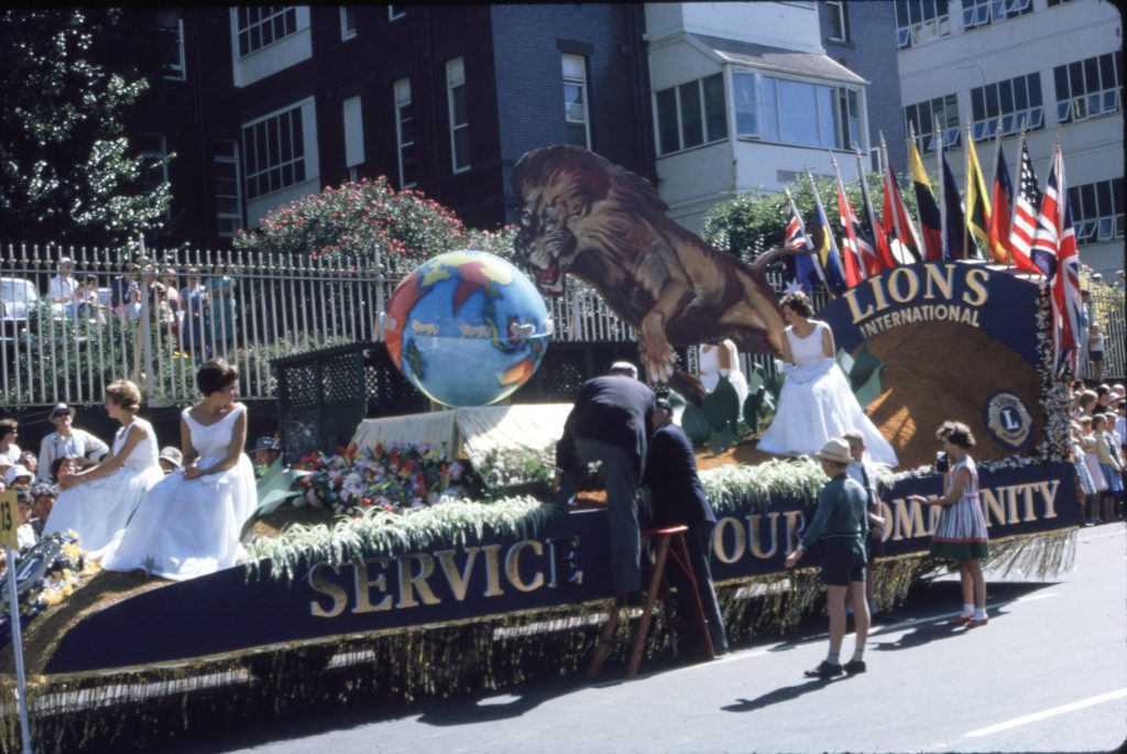 Lions International float, 1963