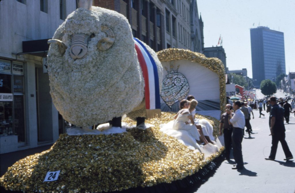 Australian Wool Board float , 1963