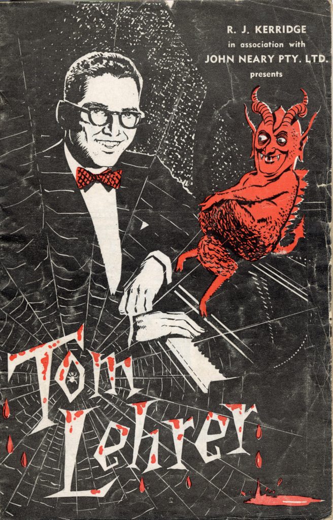 Programme, Tom Lehrer performance