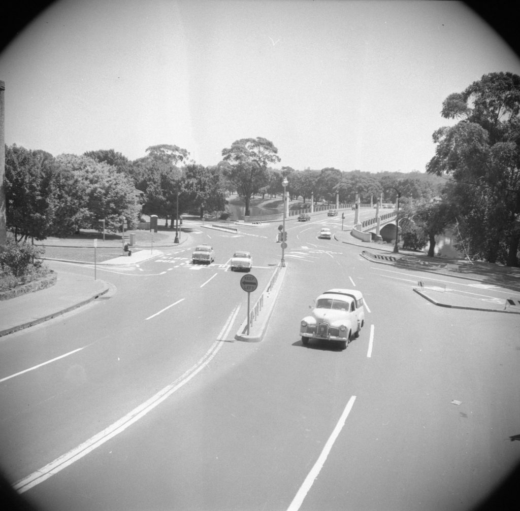 Unmarked Book Negative A17 – Hoddle Bridge and the Punt Road and Alexandra Avenue intersection