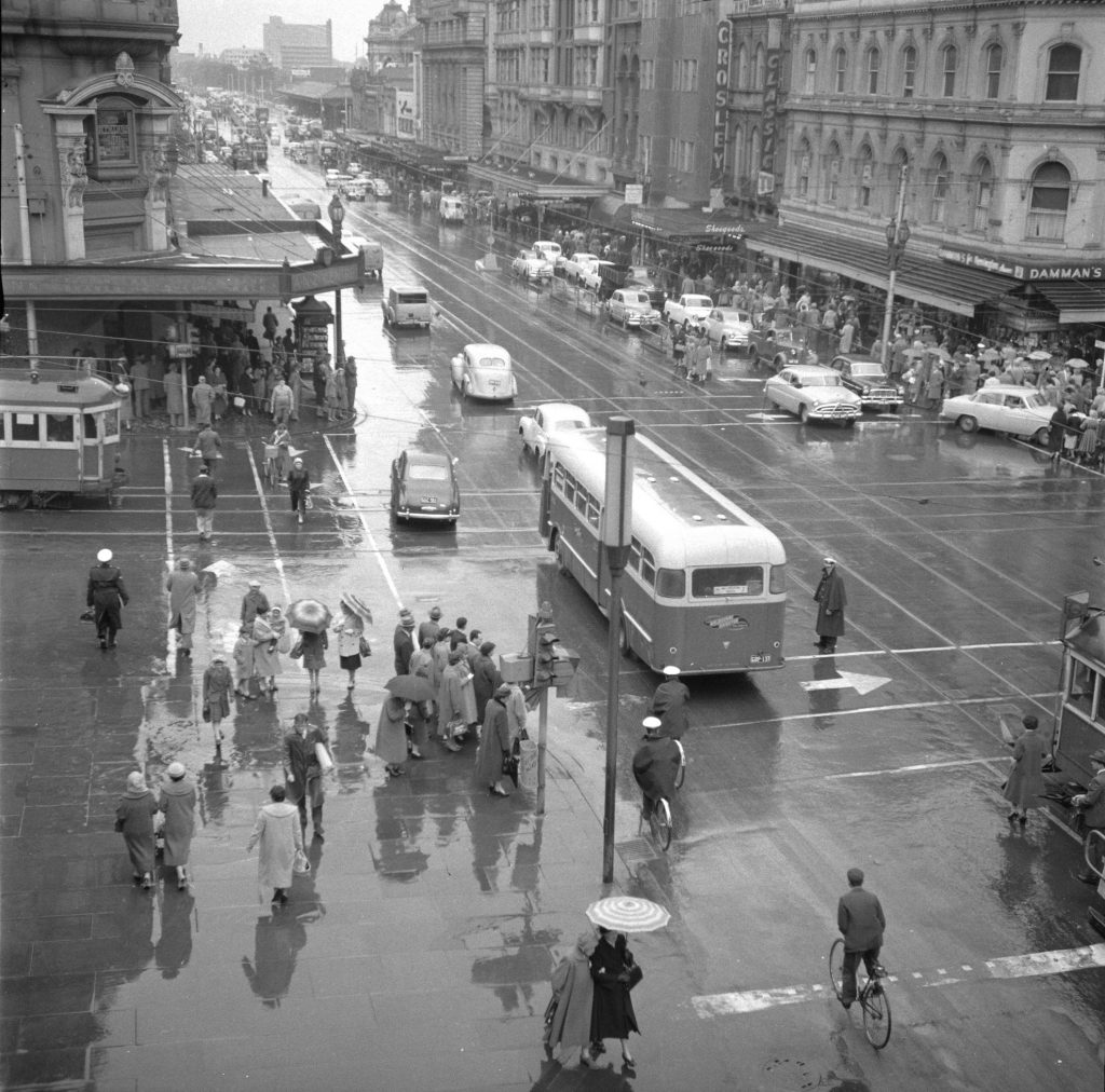 Unmarked Book Negative A29 – Intersection of Swanston and Collins Street