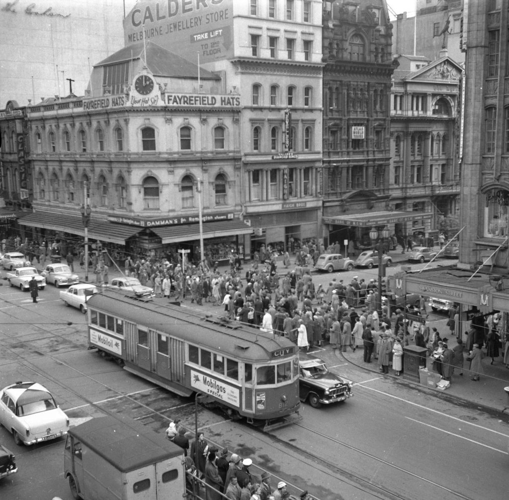 Unmarked Book Negative A32 – Intersection of Swanston and Collins Street