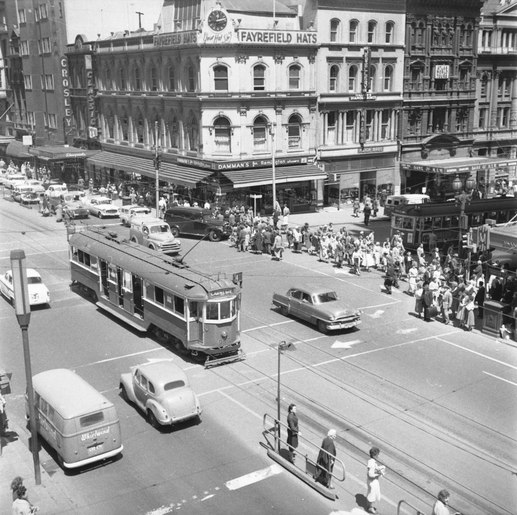 Unmarked Book Negative A33 – Intersection of Swanston and Collins Street