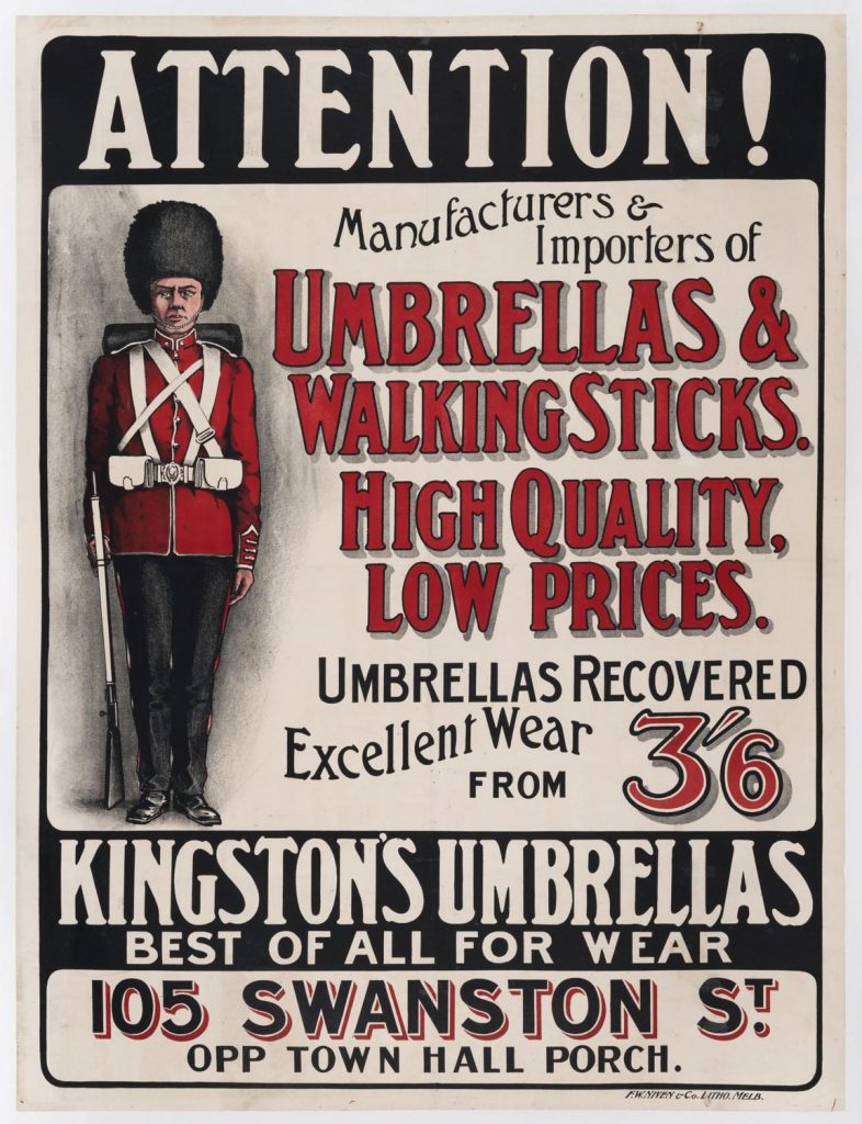 Poster, Kingston’s Umbrellas