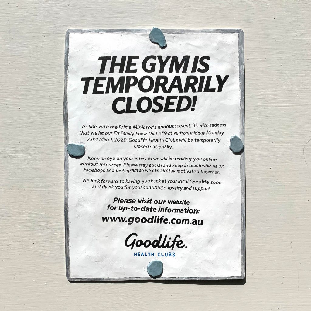 A Sign Of The Times (Goodlife Gym opposite Etihad Stadium)