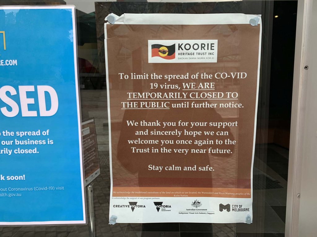 A Sign Of The Times (KOORIE Heritage Trust Inc. in Fed Square) 1