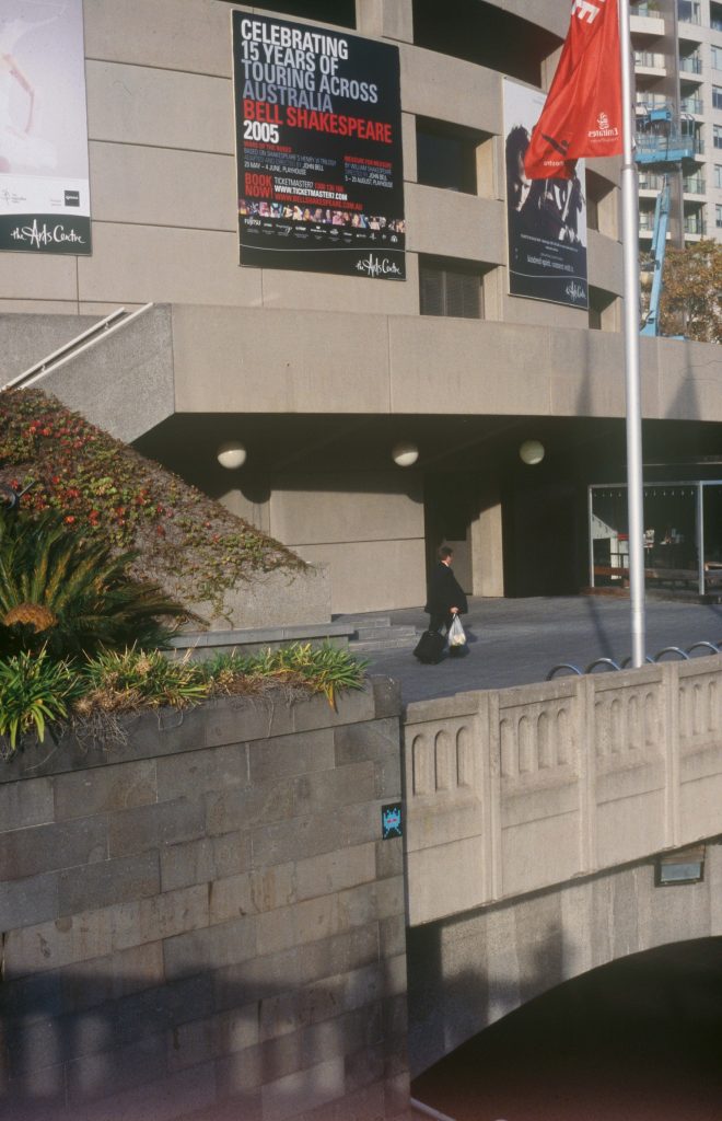 Invader mosaic (MLB_02), Victorian Arts Centre