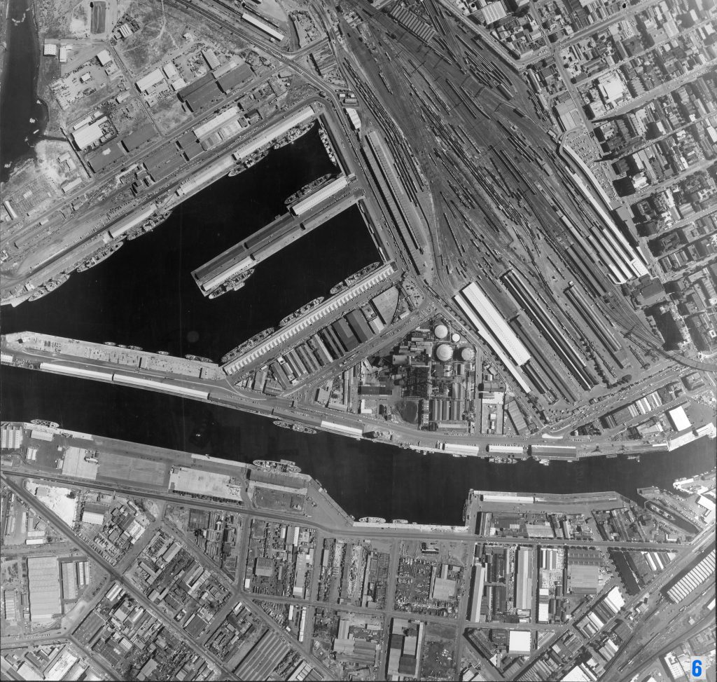 Map 6 – Aerial view of Docklands