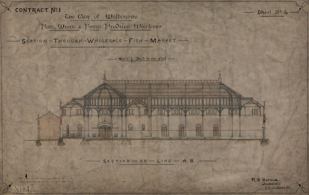 The City of Melbourne Fish, Meat & Farm Produce Markets – Contract No. 1, Sheet No. 4