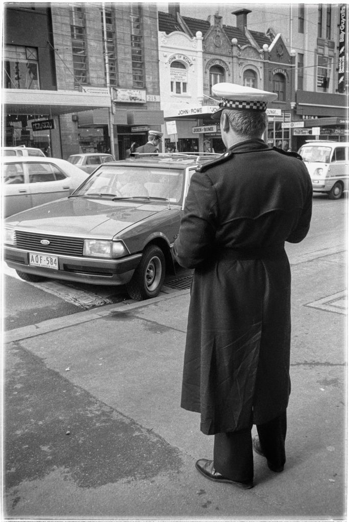 Book him! (Swanston Street)