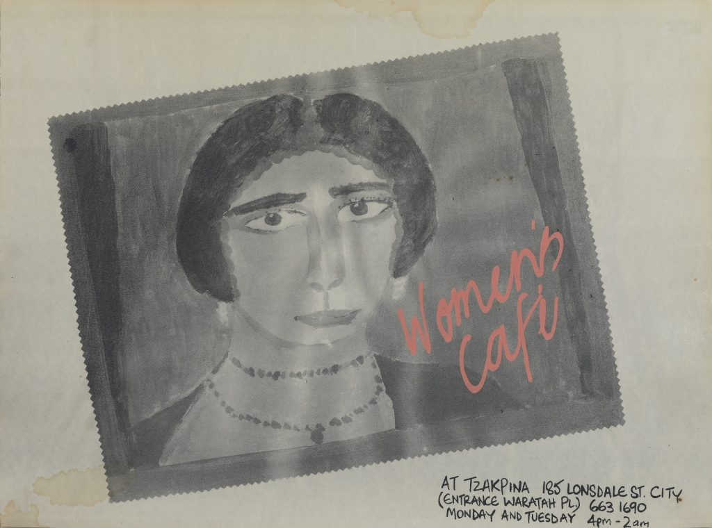 Women’s cafe poster