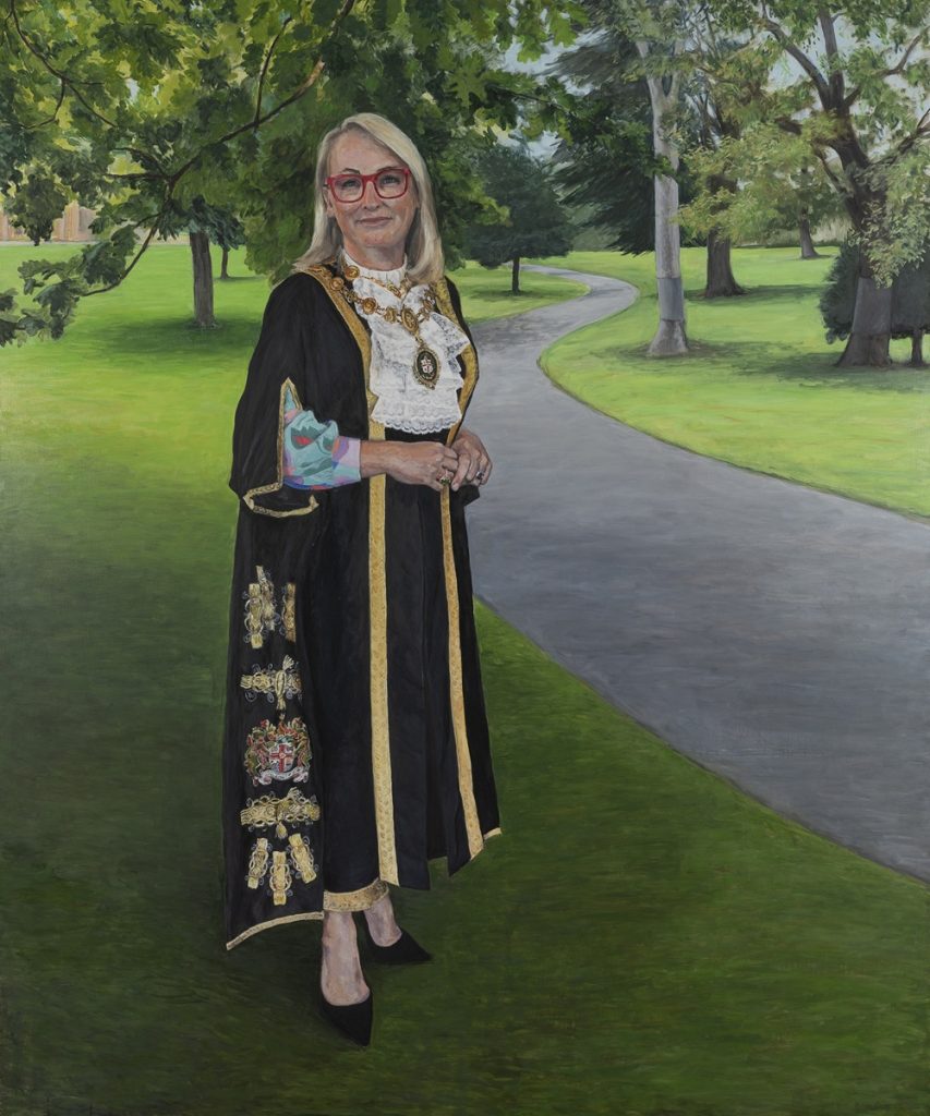 Portrait of Lord Mayor Sally Capp AO