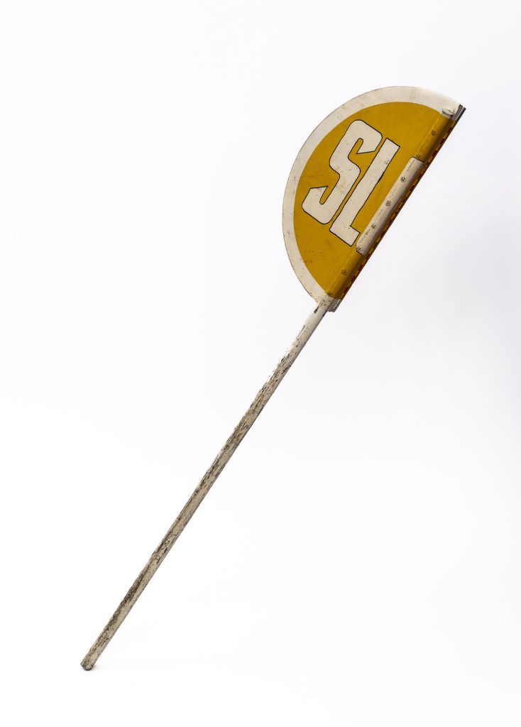 Sign, STOP/SLOW image 1558162-4